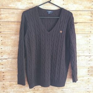 Chaps 2X Cotton Sweater